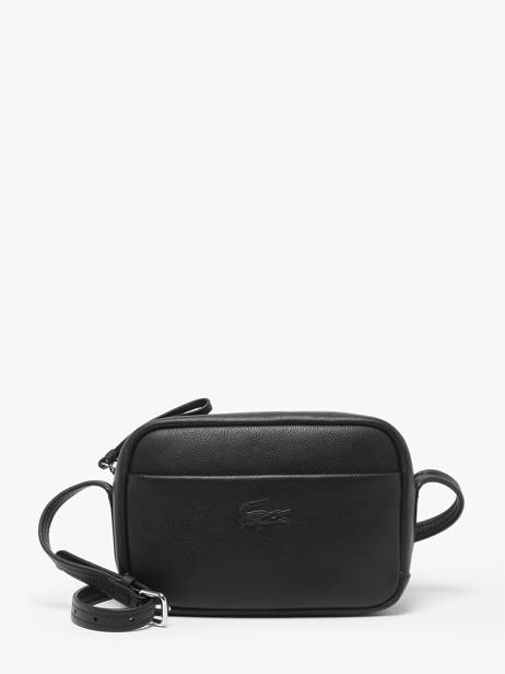 Cross Body Tas City Court Leder Lacoste Zwart city court NF4506IE